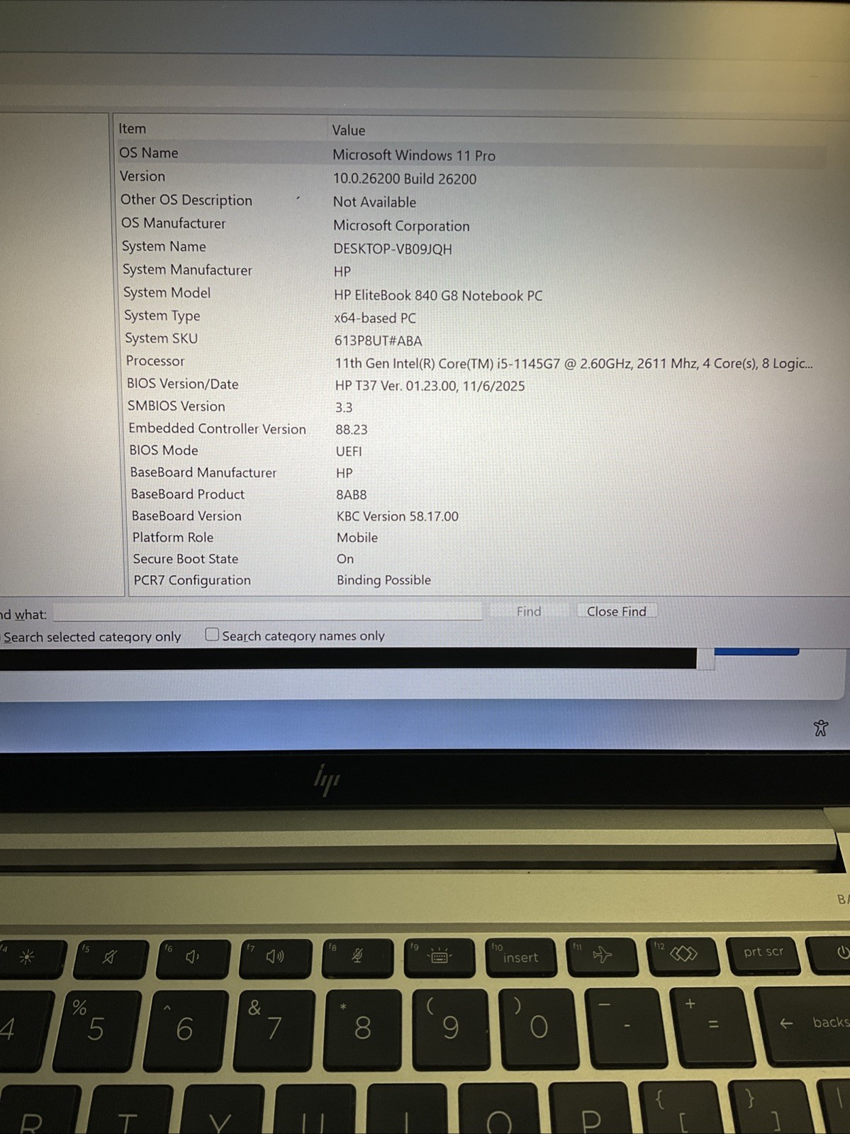 HP Elitebook 840 G8 14” ( 512GB SSD, Intel Core i5 11th Gen 2.60GHz, 16GB)
