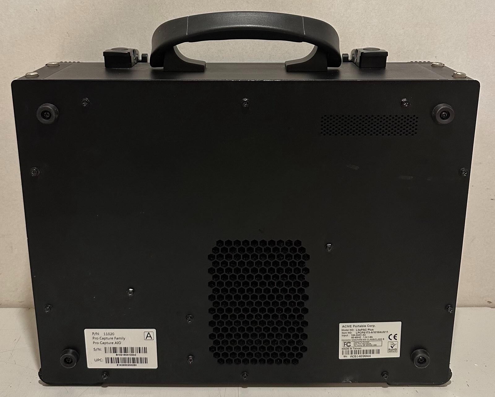 Acme Litepac Plus S200P Portable Station Robust Intel I7-4771 32 Gb Dvd