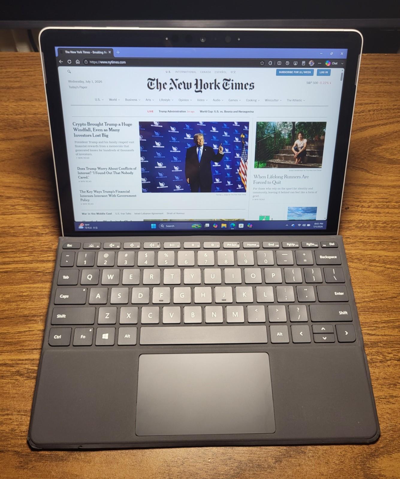 Microsoft Surface Go 4 Business N200 8GB 64GB w/ Type Cover Battery Health 94.2%
