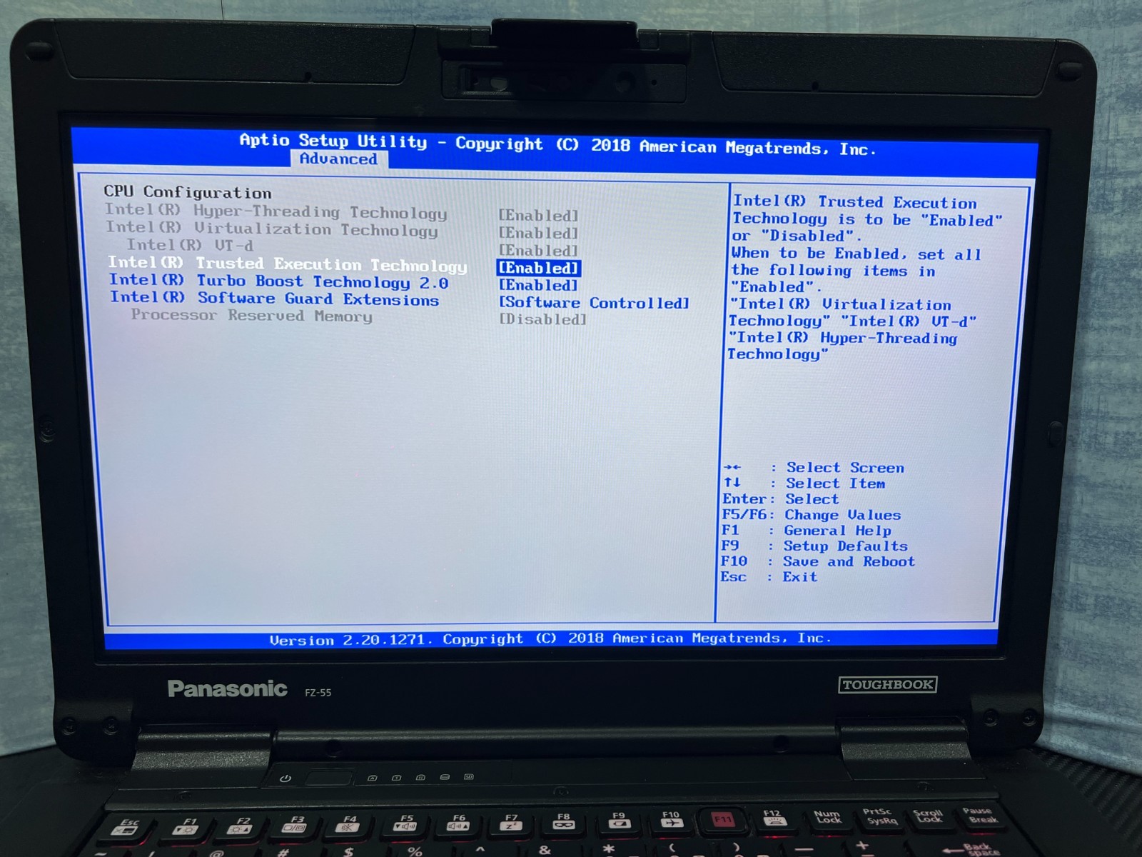 FZ-55CA60CVM, Intel core i7-8665U,512GB SSD,16GB Mem, Touch, HDMI, 4G LTE, GPS,