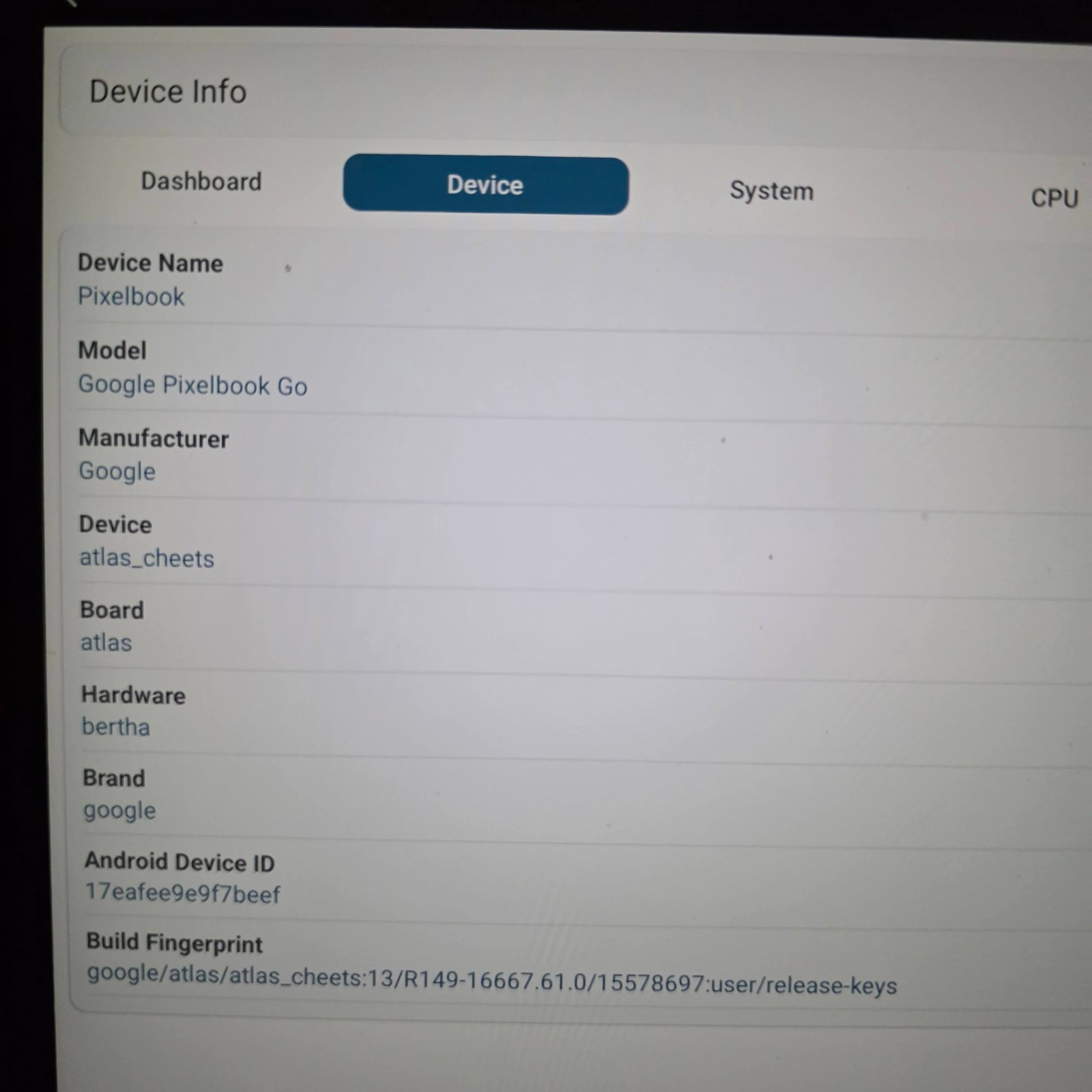 Google Pixelbook Go Chromebook 13.3″ 4K/UHD TOUCH i7-8th Gen 16GB 256GB -Fast SH