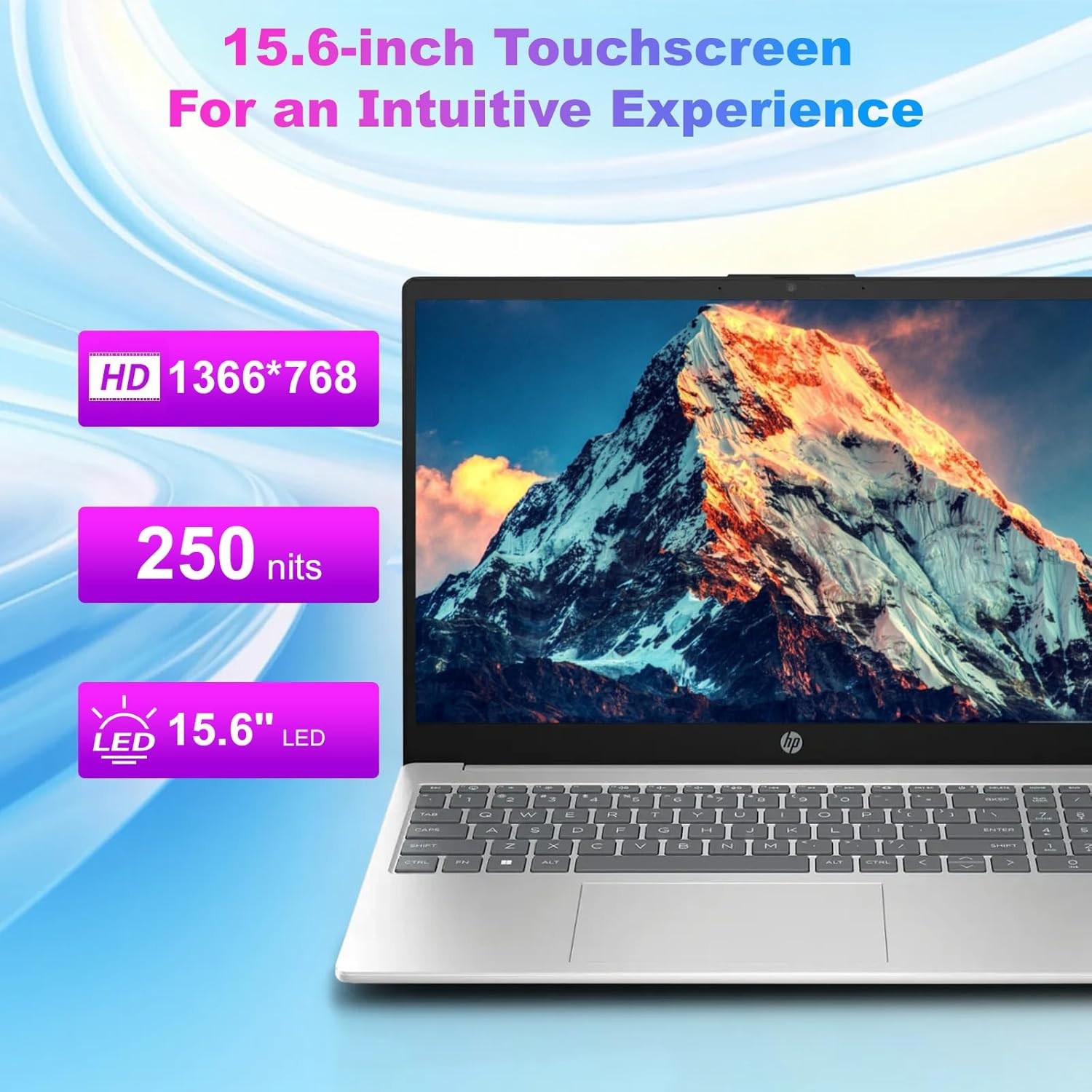 📍HP 15.6″Touch Laptop 6 core Intel Core i3-1315U UpTo 64GB RAM 2TB SSD Win11Pro