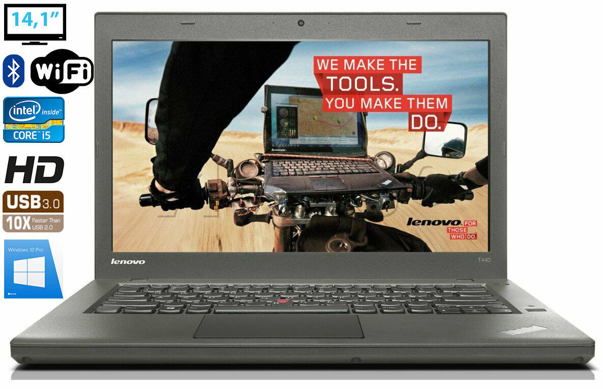 Great Deal Lenovo T440 Core i5 Max 3.2 Ghz 4 GB 320 GB Win 10 Professional
