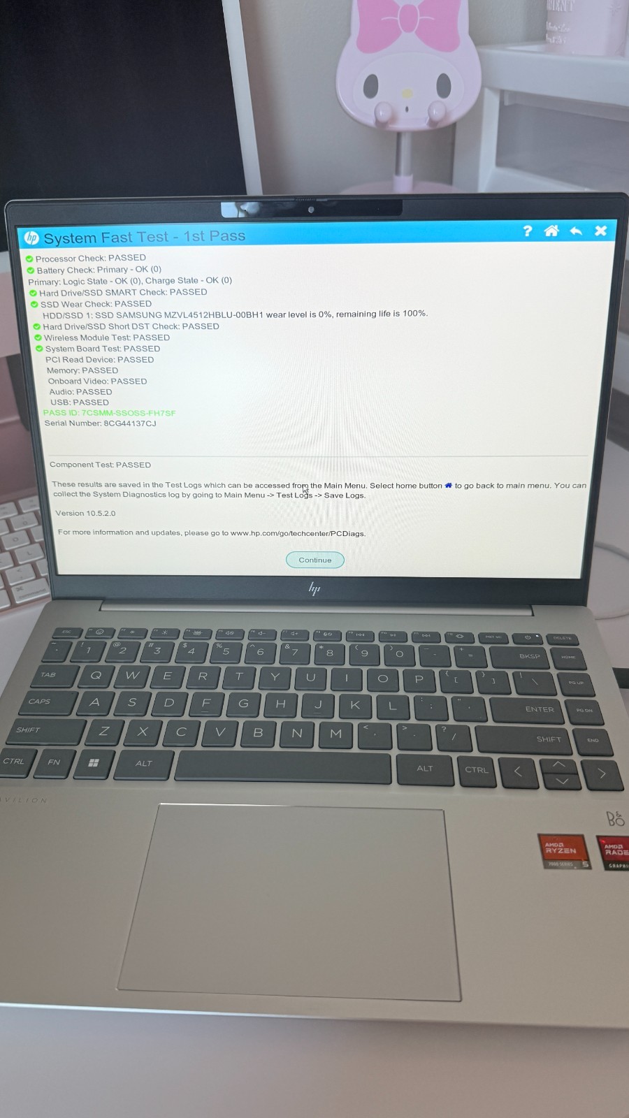 HP Pavilion Laptop Computer 14″ WQXGA AMD Ryzen 5 16 GB memory; 512 GB SSD