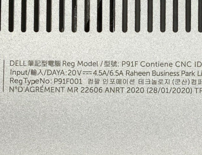 Dell Precision 5550 Intel Core i7-10750H 32GB DDR4 512GB NVMe Nvidia T2000 W10P