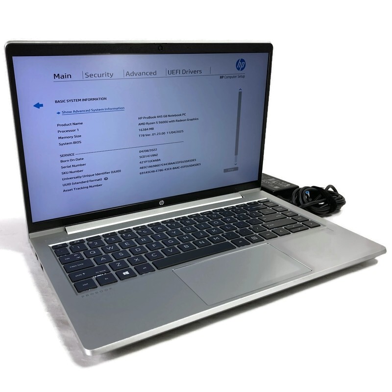 HP ProBook 445 G8 14″ Laptop Ryzen 5 5600U 2.3GHz 16GB 512GB NVMe SSD – Win 11