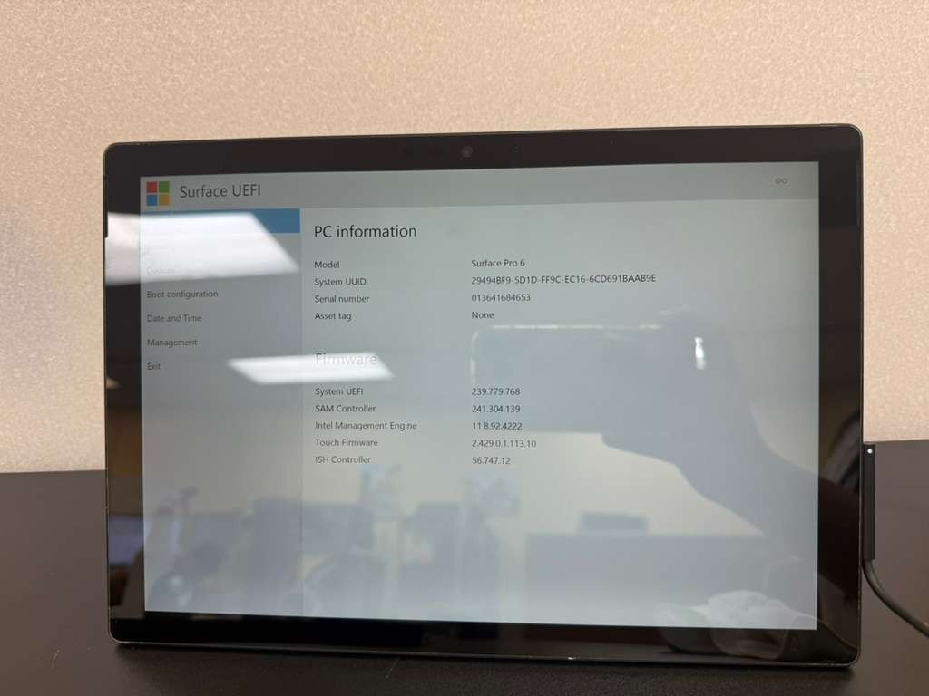 Microsoft Surface Pro 6 12.3″ Touch i7-8650U 16GB RAM 512GB SSD