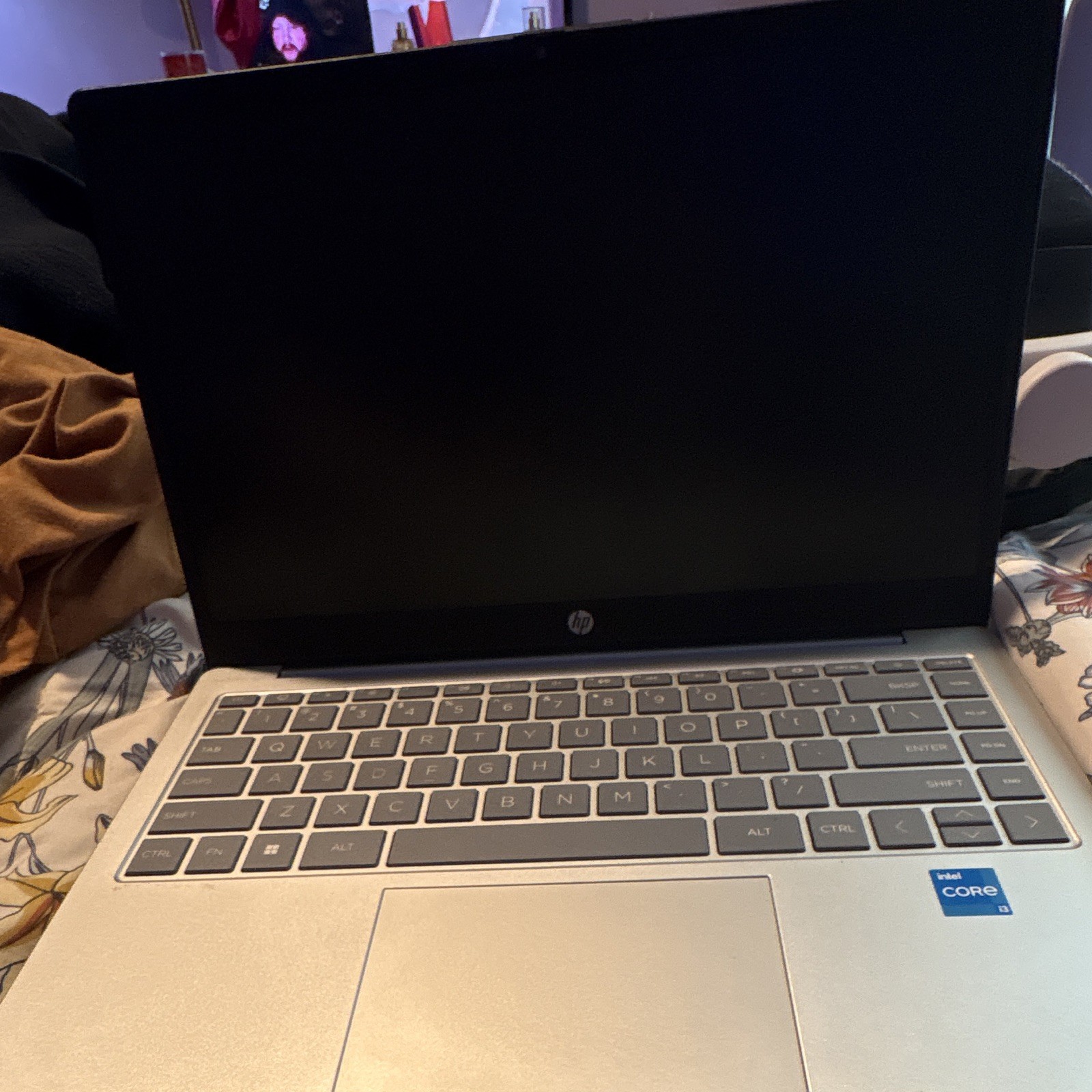 HP EliteBook 14in i3-1005G1 4GB SSD Silver Laptop w/ Snorlax Stickers No OS