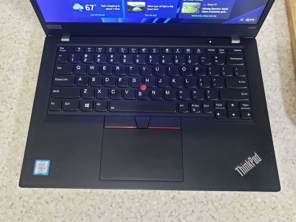 13.3″ LENOVO THINKPAD X390 CORE i5-8365U 512GB SSD 8GB RAM WIN 11 PRO LAPTOP