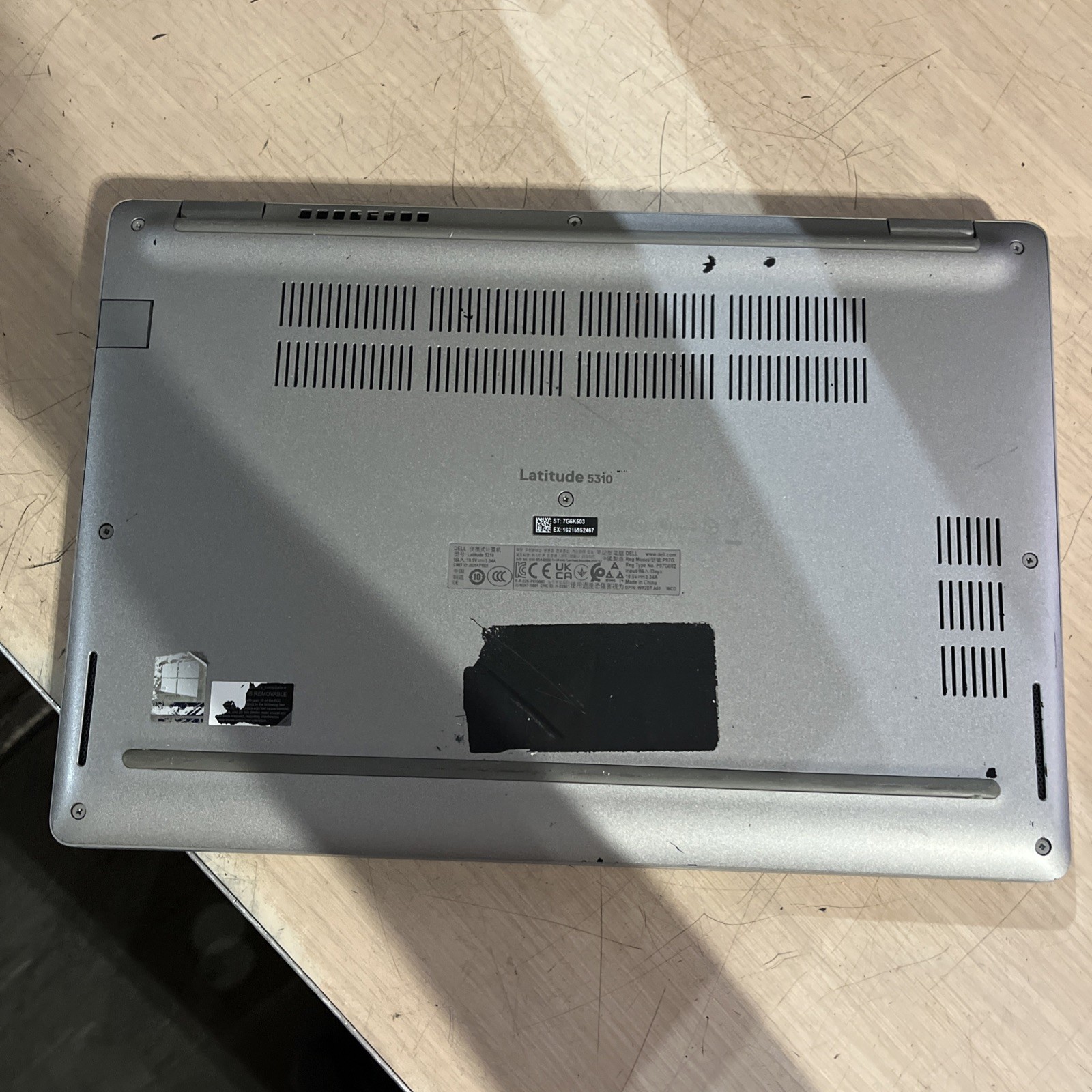 DELL LATITUDE 5310 INTEL CORE I5-10210U 1.60GHZ 8GB RAM NO HD