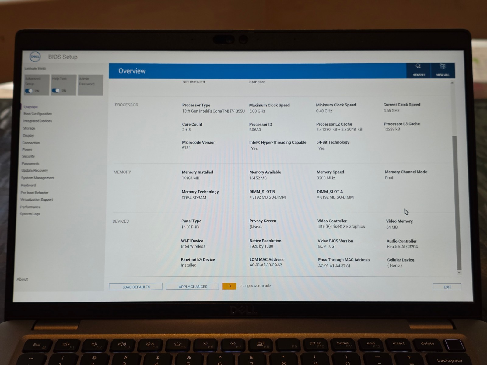 Dell Latitude 5440 – 14″ FHD, i7 1355U, 16GB RAM, 512GB SSD, W11 Pro