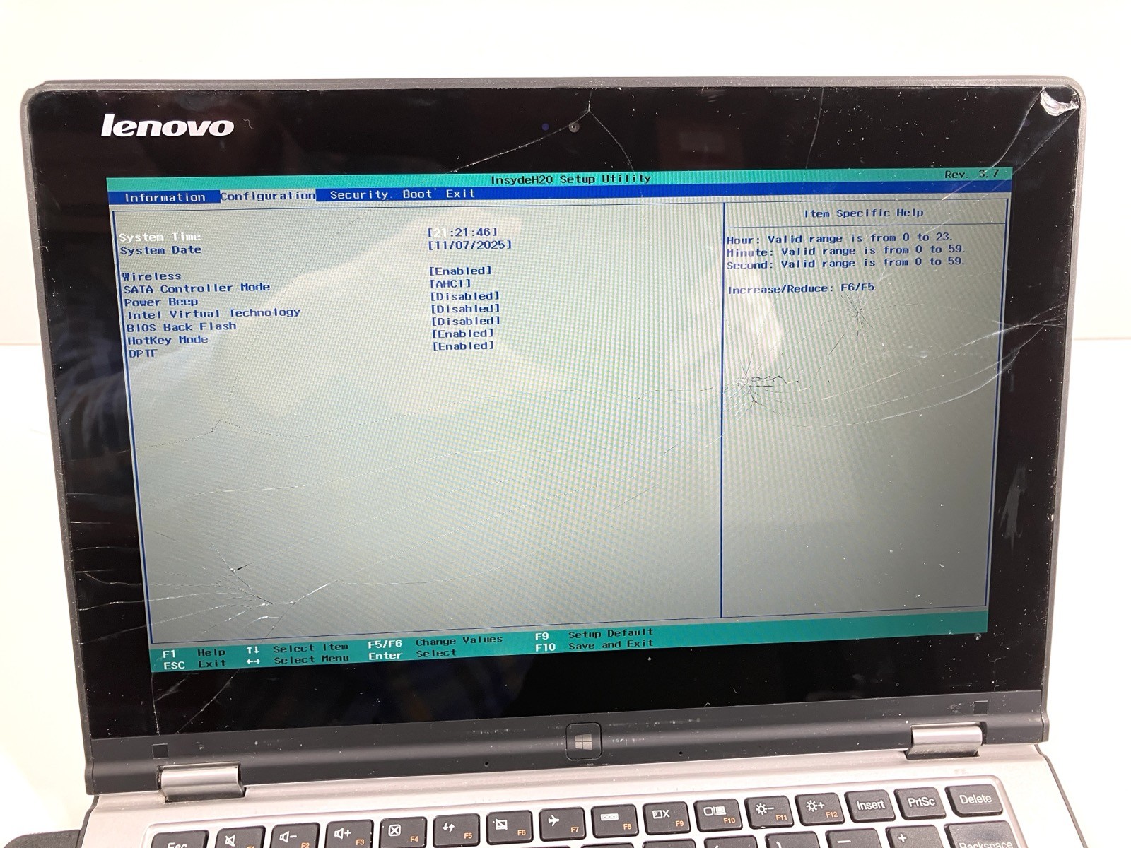 Lenovo Yoga 2 11 FOR PARTS/REPAIR Core i3 1.5 GHz 4GB RAM 500GB HDD