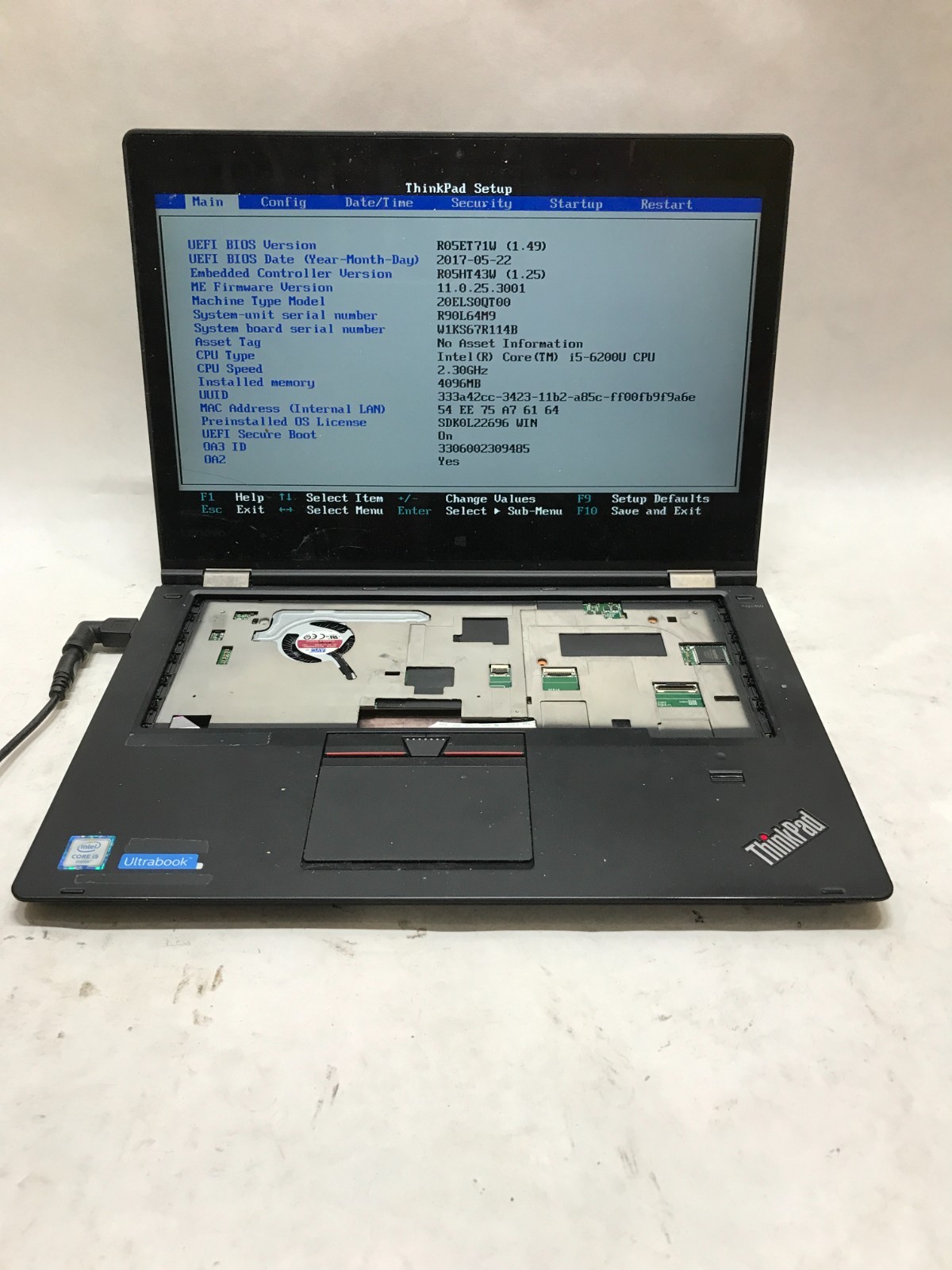 Lenovo ThinkPad Yoga 460 14″ Intel Core i5 4GB RAM NO HDD/OS For Parts READ – DW