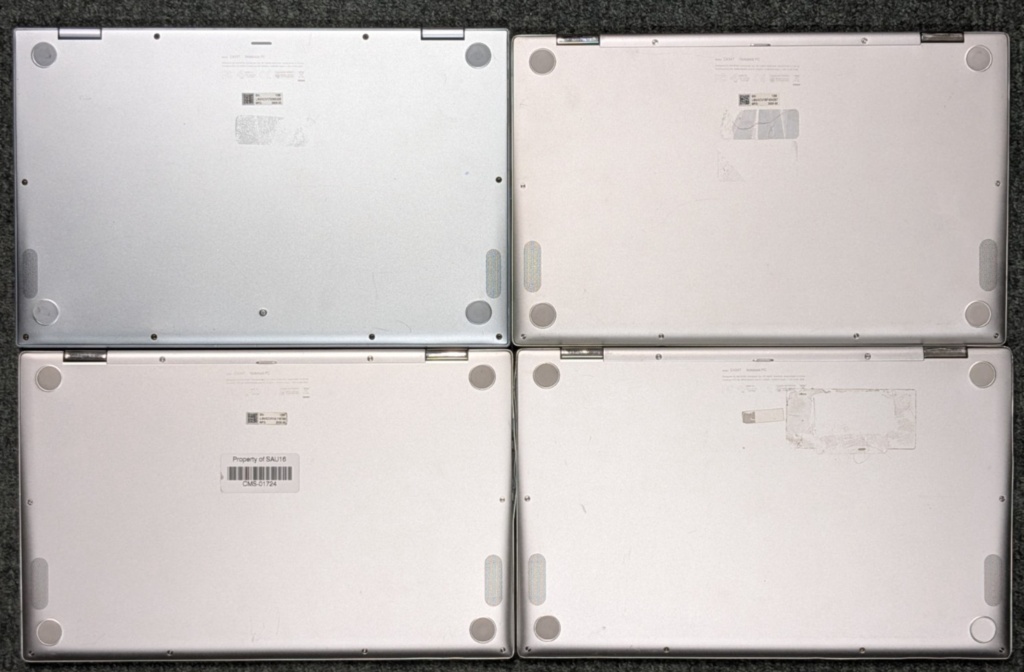 Lot of 12 Asus Chromebook C434T & C433T Intel M3-8100y 4/8GB RAM 64GB SOLD AS-IS