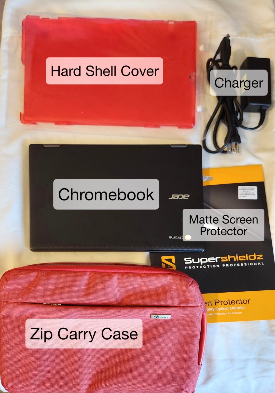 Acer 11.6″ 2-in-1 Chromebook | R752TN-C5J5 | Built-In Stylus + Accessories