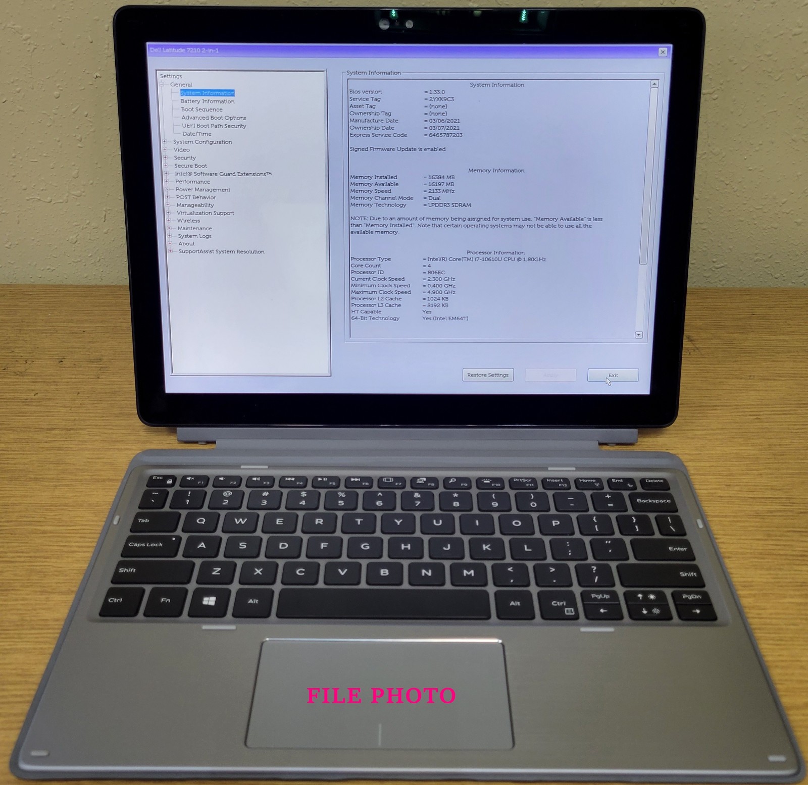 (Lot of 7)Dell Latitude 7210 2-in-1 i7-10610U 1.80GHz 16GB 256GB NVMe No OS