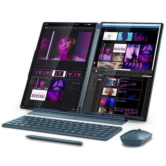 2025 Lenovo Yoga Book 9i 2-in-1 14″ DUAL OLED Touch Ultra 7 255H 16GB 512GB