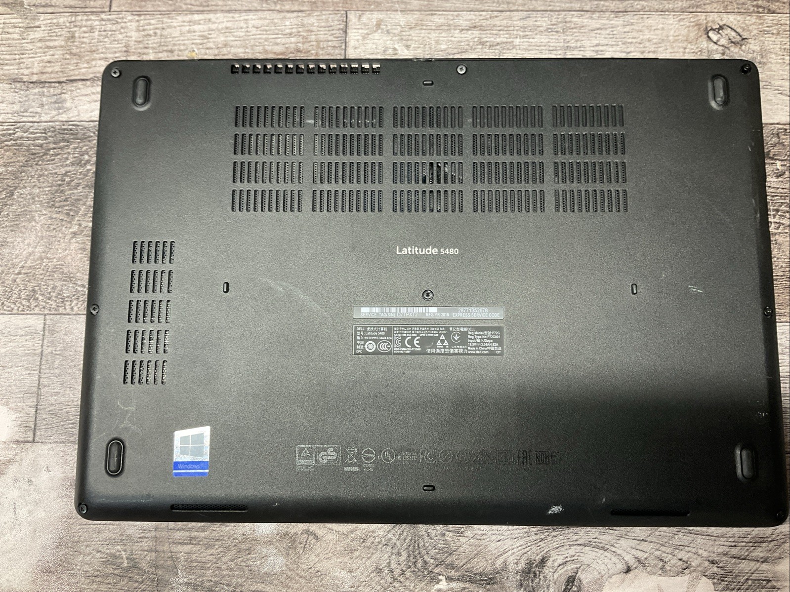 Dell Latitude 5480 / Intel Core i5 6th Gen / Parts Repair / J9