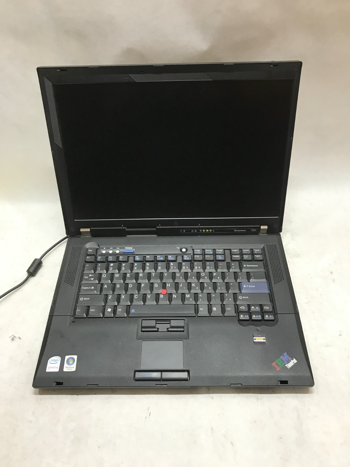 Lenovo IBM ThinkPad R61 15″ Intel Core 2 Duo NO RAM NO HDD/OS For Parts READ -DW