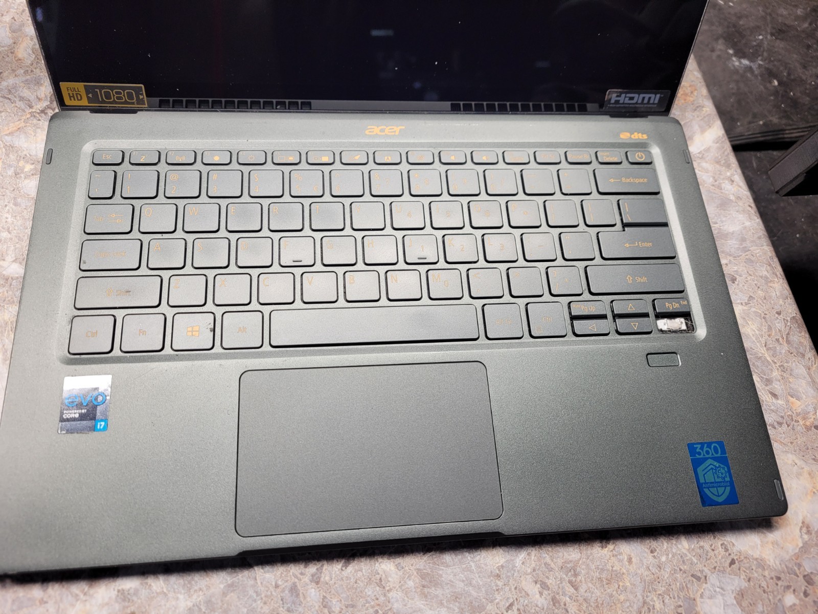 Lot of 2 Acer Swift SF514-55TA Core i7 11th gen 16GB Gray WONT BOOT FOR PARTS!