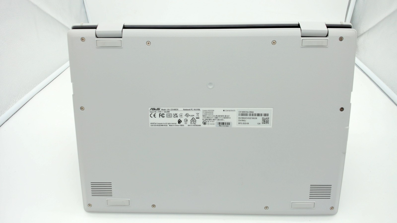 Asus Chromebook CX1 14″ Intel Celeron N4500 4GB 64GB CX1400CKA-DB44 PC1701566