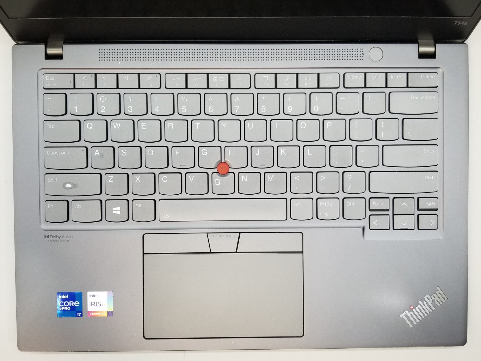 AS-IS Lenovo ThinkPad T14s 14″ i7-1185G7 1.2GHz 16GB 256GB NVMe Iris Xe Ubuntu