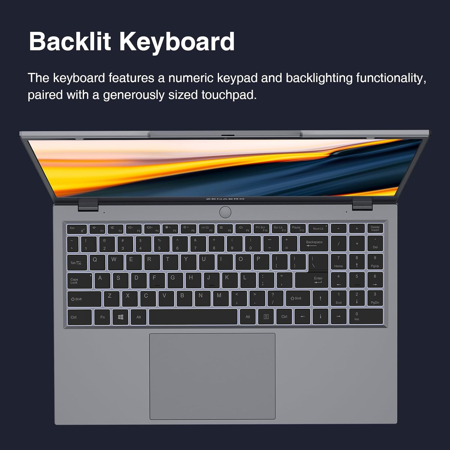 15.6″ Laptop 16GB RAM, 1TB Nvme SSD, 12Th Gen Alder Lake-N100 (4C/4T, up to 3.4G