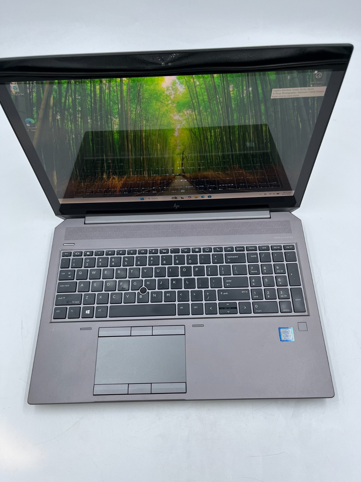 HP zBook 15 G5 i7-8750H 2.20GHz 16GB Ram 256GB SSD Win 11 Pro P1000