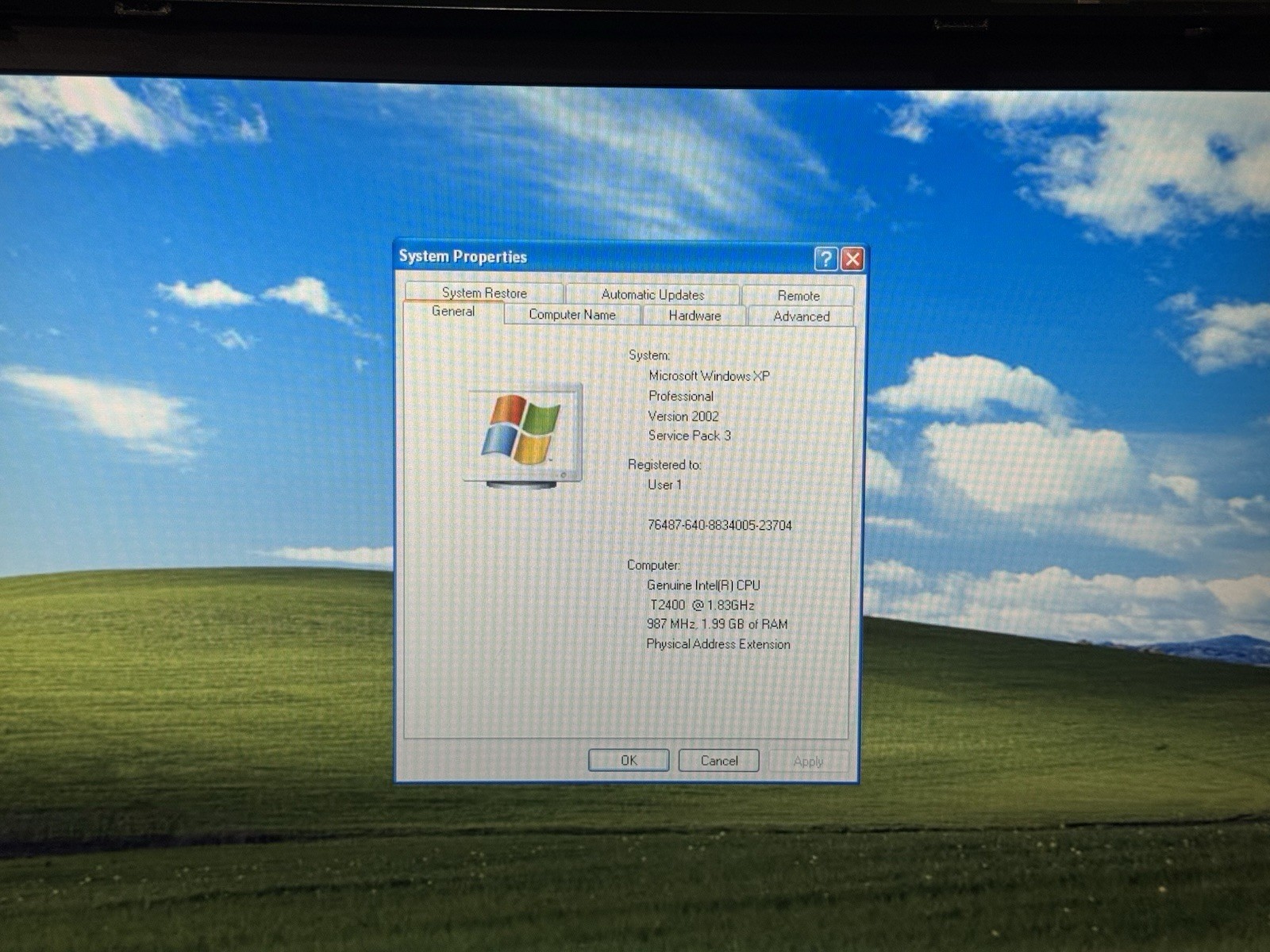 Lenovo ThinkPad Z61M Intel Core Duo T2400 1.83GHz 2gb RAM 200gb HDD Windows XP