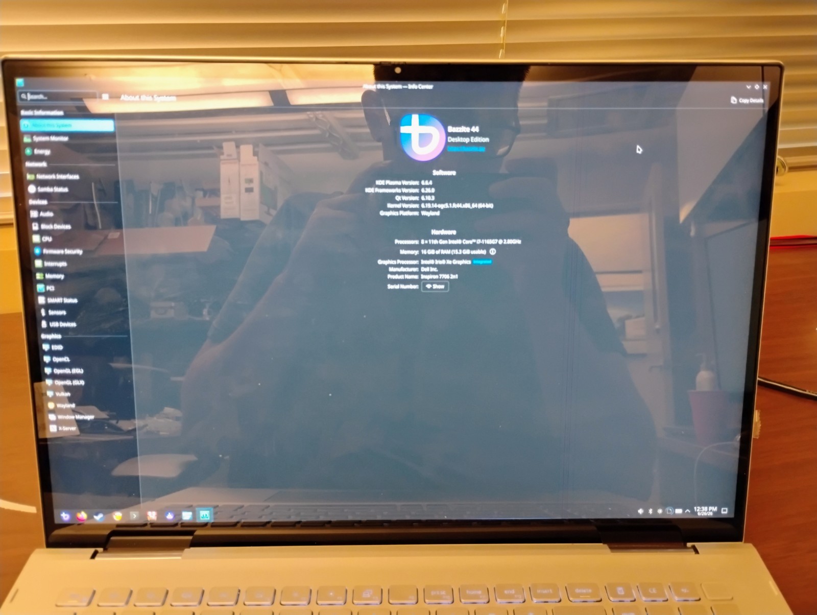 Dell Inspiron 7706 2-in-1 17″ Touch I7-1165G7 256GB 16GB Bazzite