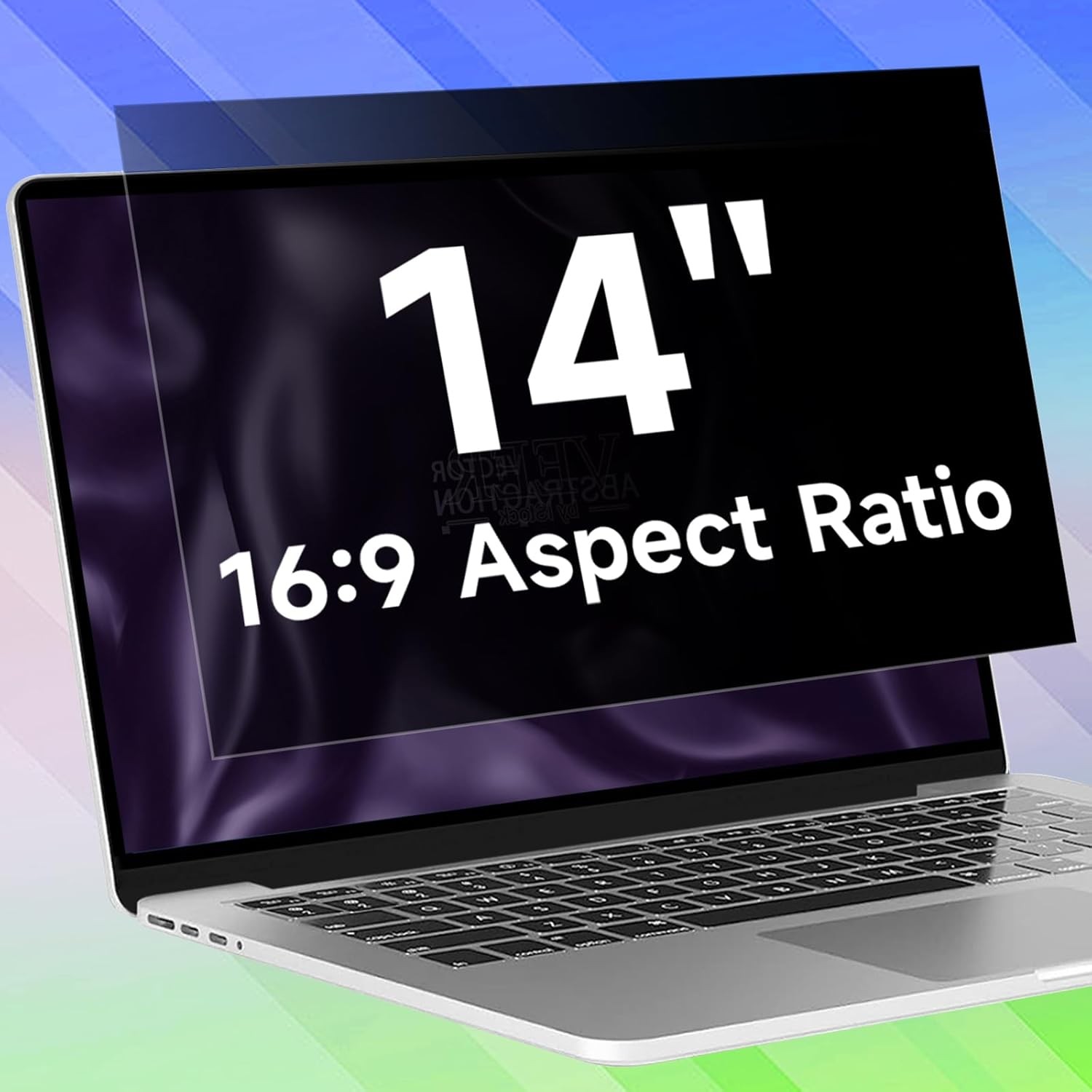 14 Inch 16:9 Laptop Privacy Screen Filter, Anti Blue Light Glare & Anti Scratch
