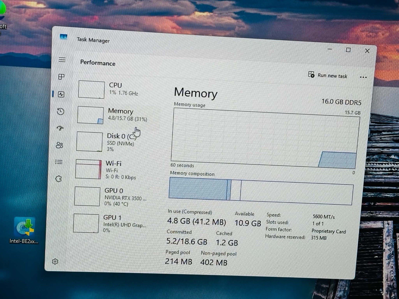 Nvidia RTX 3500 ADA-12Gb GPU Dell Precision 7780 17.3in i7 13th Gen W11 Pro