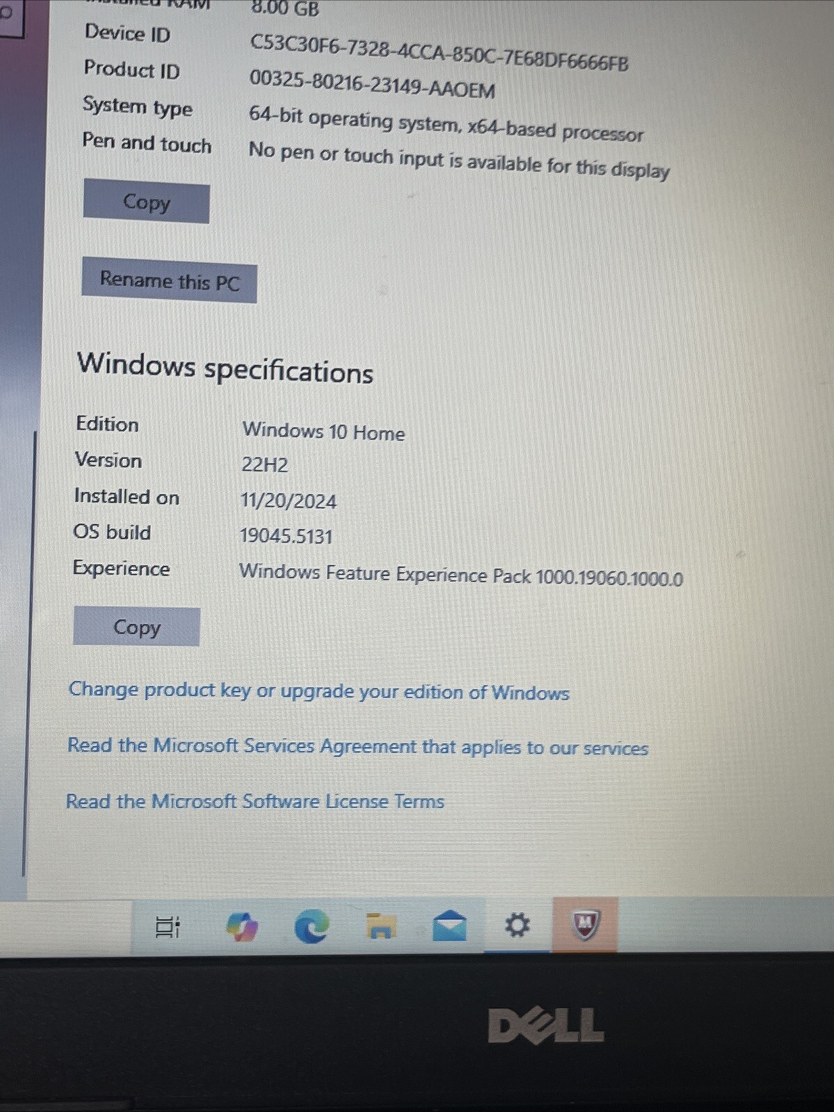 Dell Inspiron 3542 Intel i3-4005U 8GB RAM 500GB HDD 15.6″ Webcam Charger (READ)