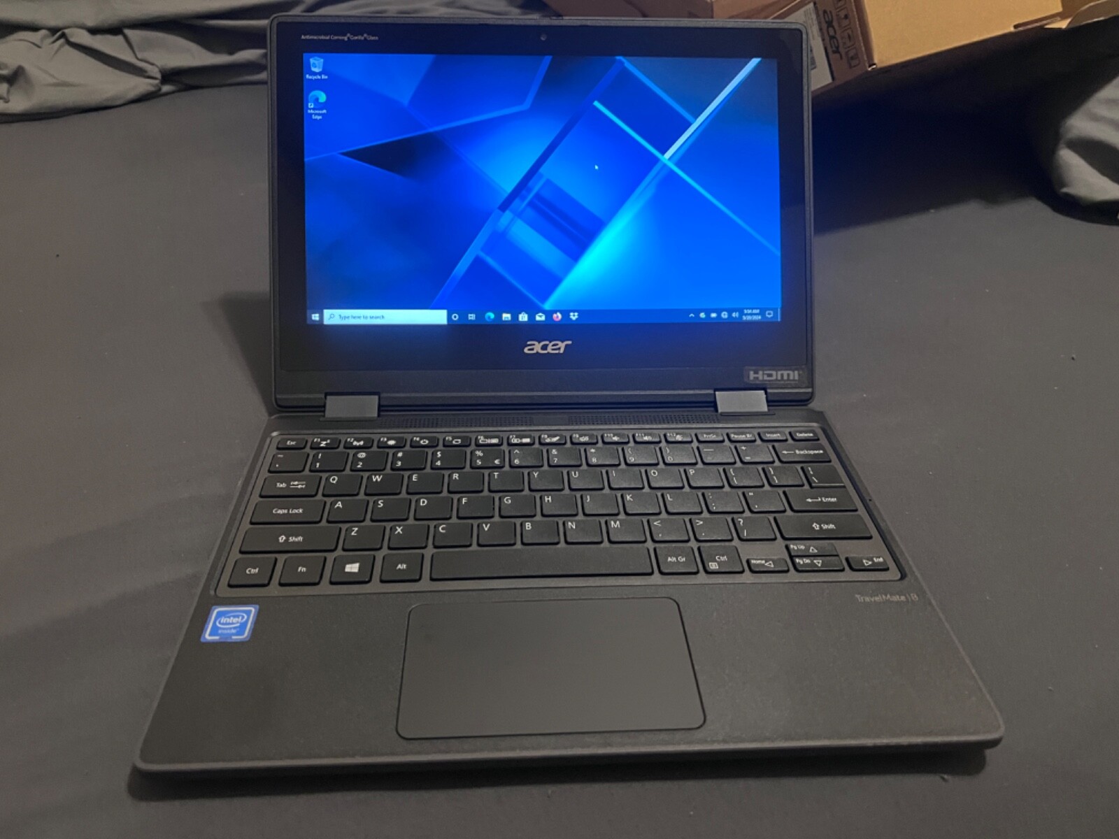Acer TravelMate Spin B3 11.6″ (64GB HDD, 1.10 GHz, 4GB) Laptop – Black