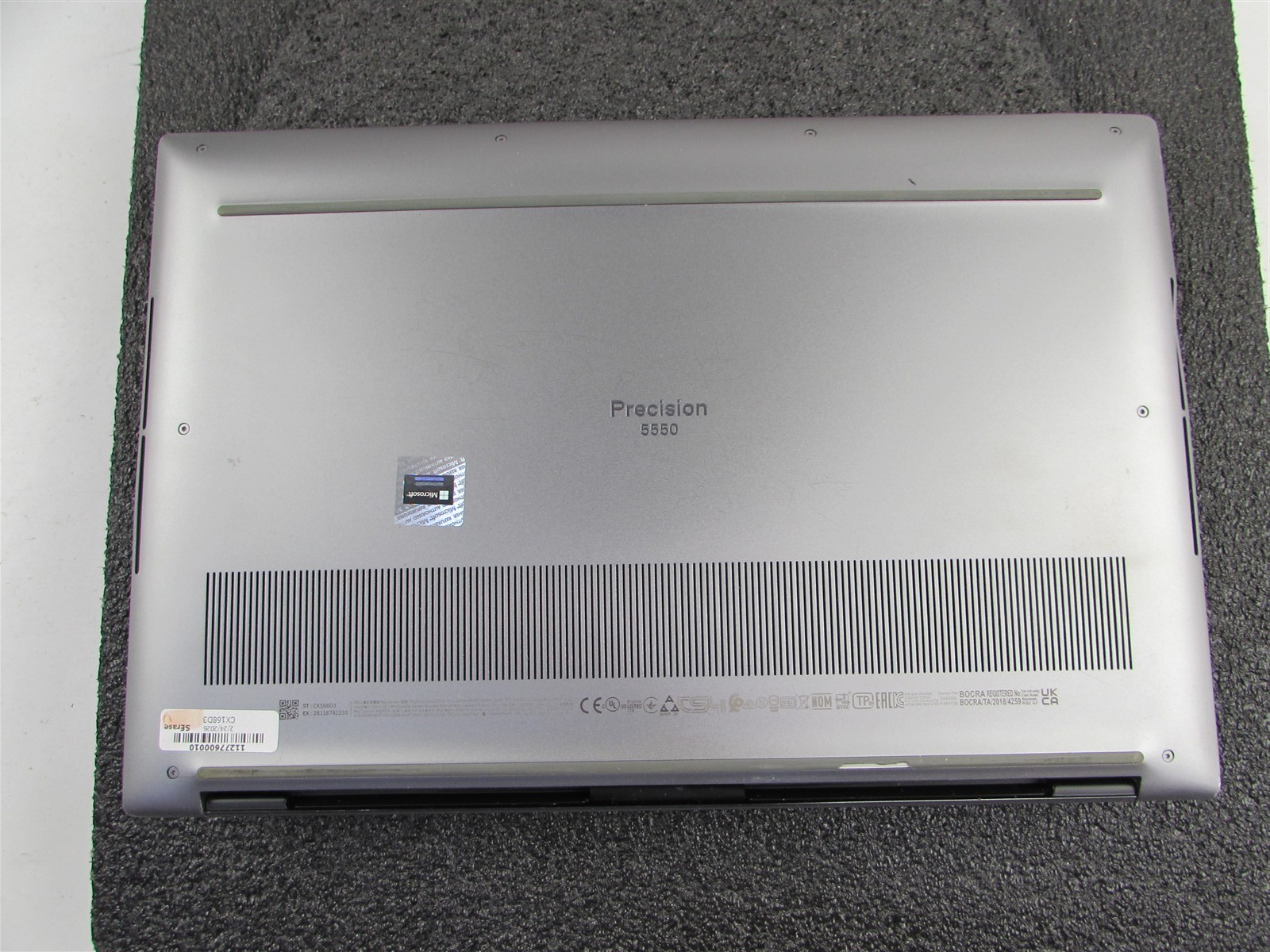 DELL PRECISION 5550 1920X1200 FHD CORE I7-10850H 512GB SSD 32GB RAM T1000 WIN 11