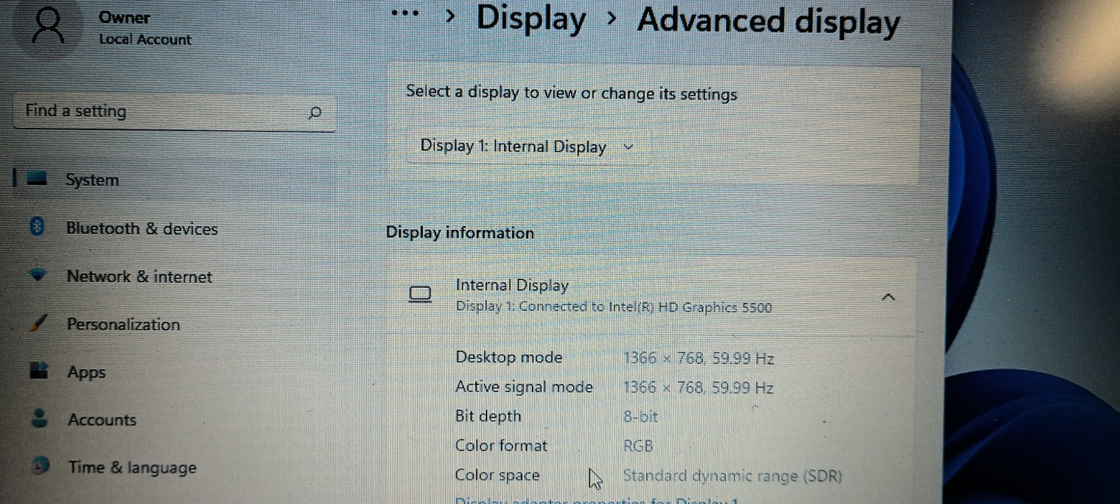 5221 LatitudeE7250 w/charger.i5-5300.8GB.256GB mSata SSD.12.5″.W11.Nice