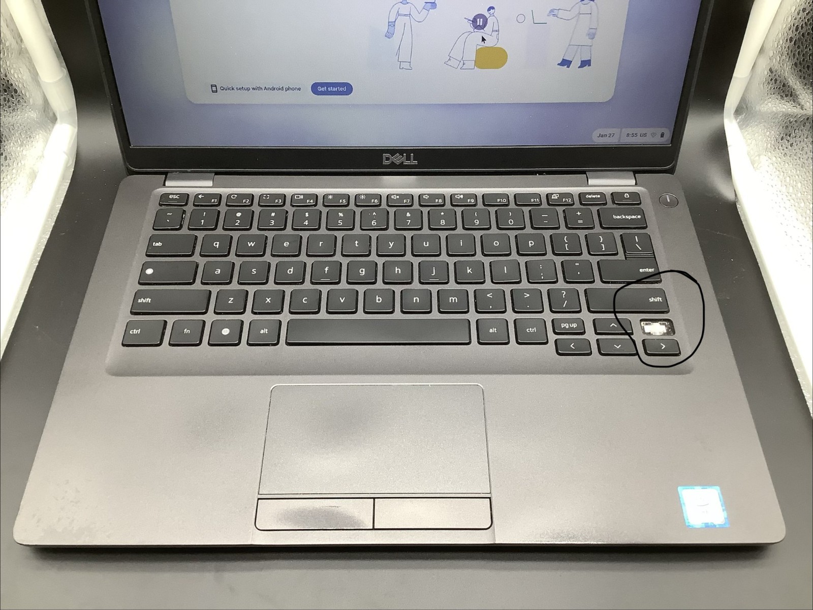 Dell Latitude 5400 14″ Chromebook Intel i5-8265U 4GB RAM 128GB eMMc Read Desc