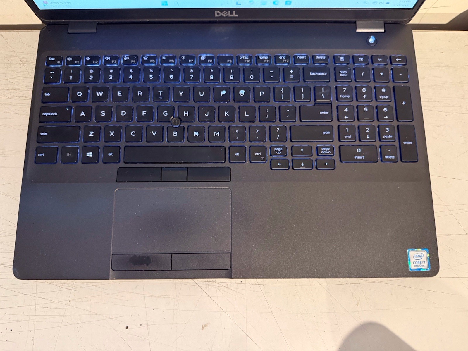Dell Latitude 5500 15.6” i7-8665U 4GB RAM 128GB SSD WINDOWS 11 AMD Radeon 540X
