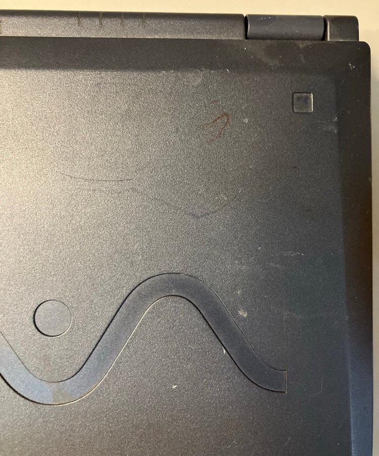 Sony VAIO PCG-971L Windows XP Laptop Boots HDD/CD-ROM Read Retro PC + Charger