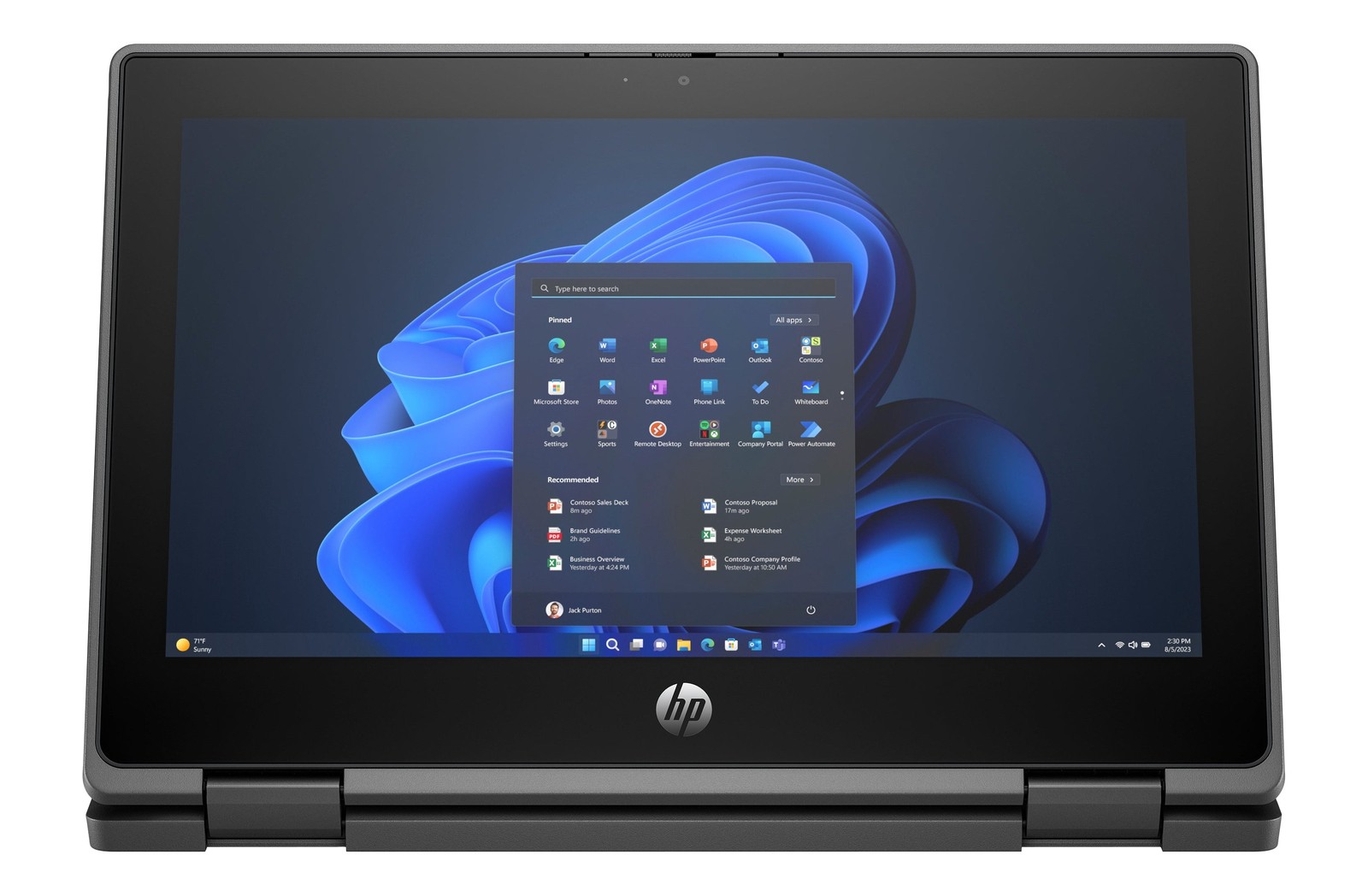 HP Fortis Flip G1i 11.6″ Convertible Intel N150 8GB 128GB UFS W11P – B6LD2UT#ABA