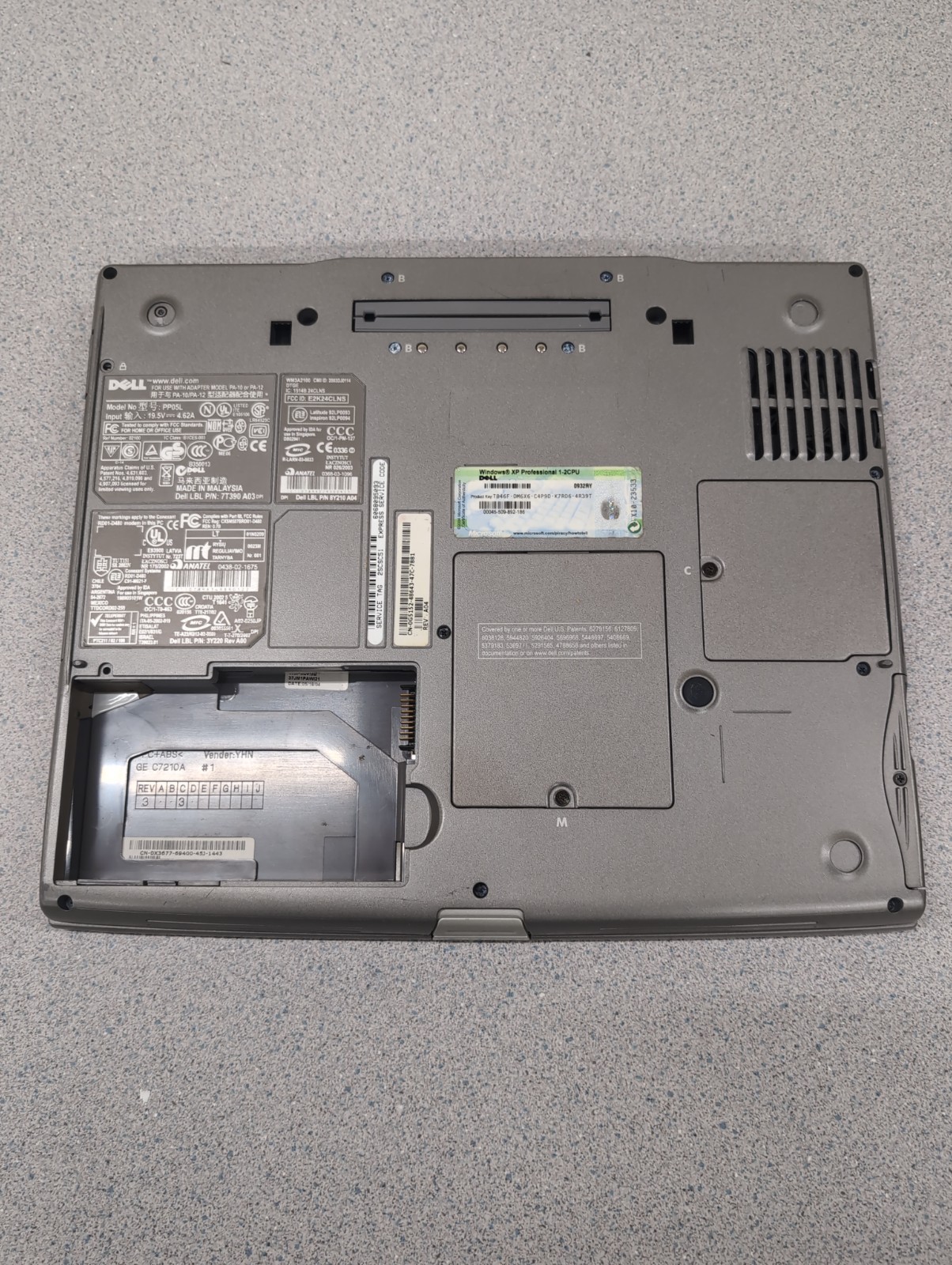 Lot of Dell Latitude Laptops D600 D610 D620 D630C
