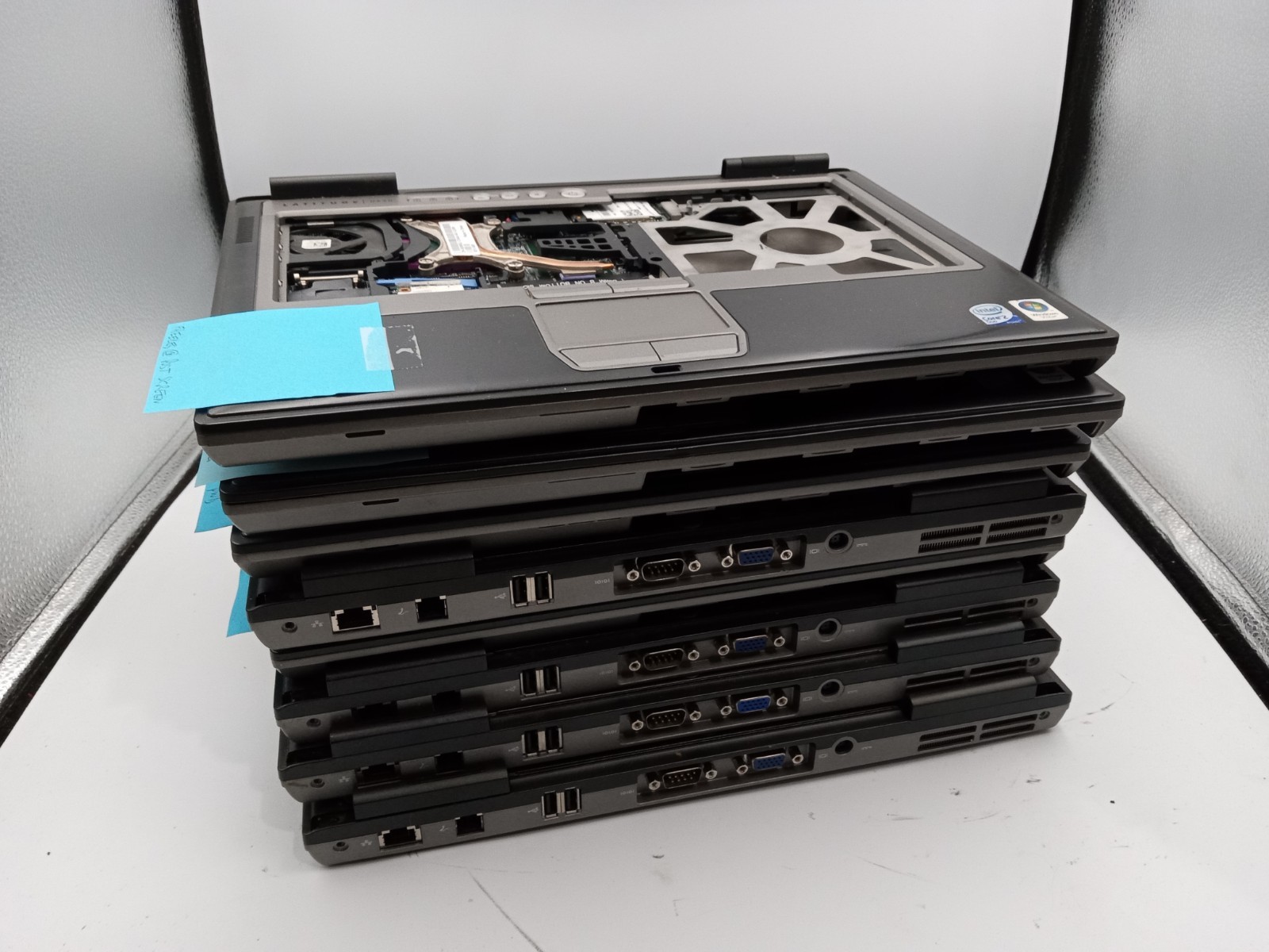 Lot of 8 – Dell Latitude D620 / D630 Laptops – PARTS / REPAIR – READ -RR