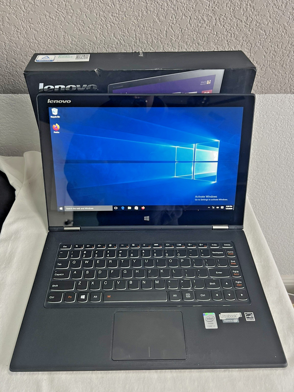 Lenovo Yoga 2 Pro 13.3″ QHD+ Touch Laptop i7-4510U 2.00GHz 8GB RAM Tested