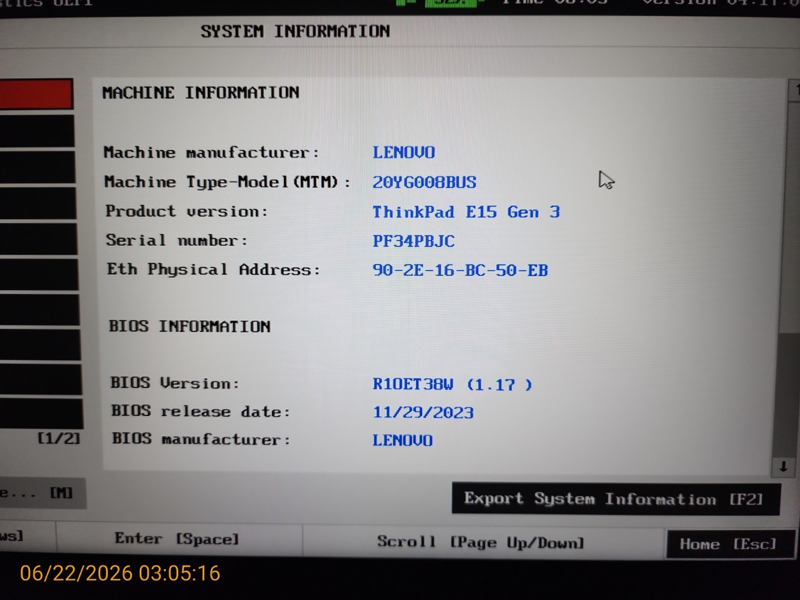 Lenovo ThinkPad E15 Gen 3 15.6” AMD Ryzen 7 5700U 16GB RAM 1TB NVMe
