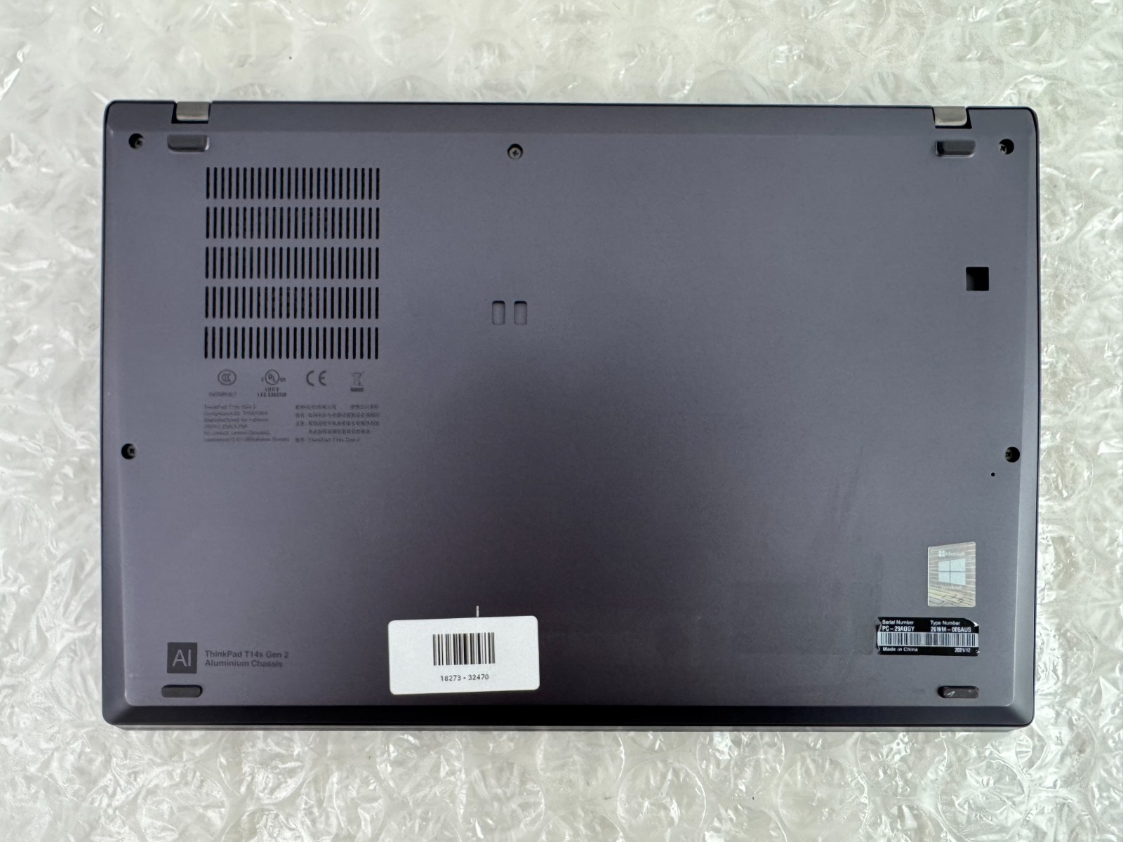 Lenovo ThinkPad T14s Gen 2 i7-1185G7 16GB 256GB 14″ FHD Win 11 Pro Laptop