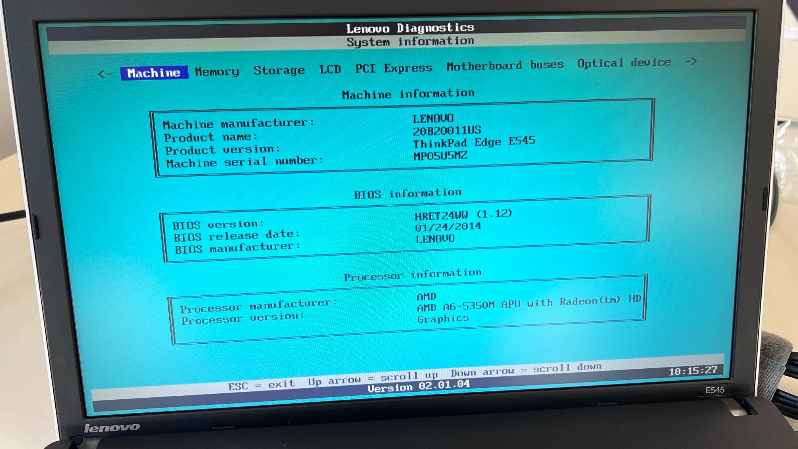Lenovo Thinkpad Edge E545 15.6″ business laptop (needs battery)