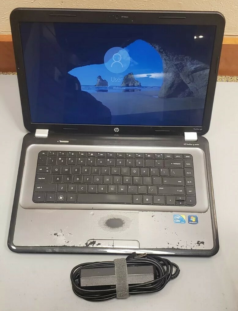 HP Pavilion g6 Intel Core i3 M370 2.40GHz 3GB RAM 120GB HDD WEBCAM WIN 10
