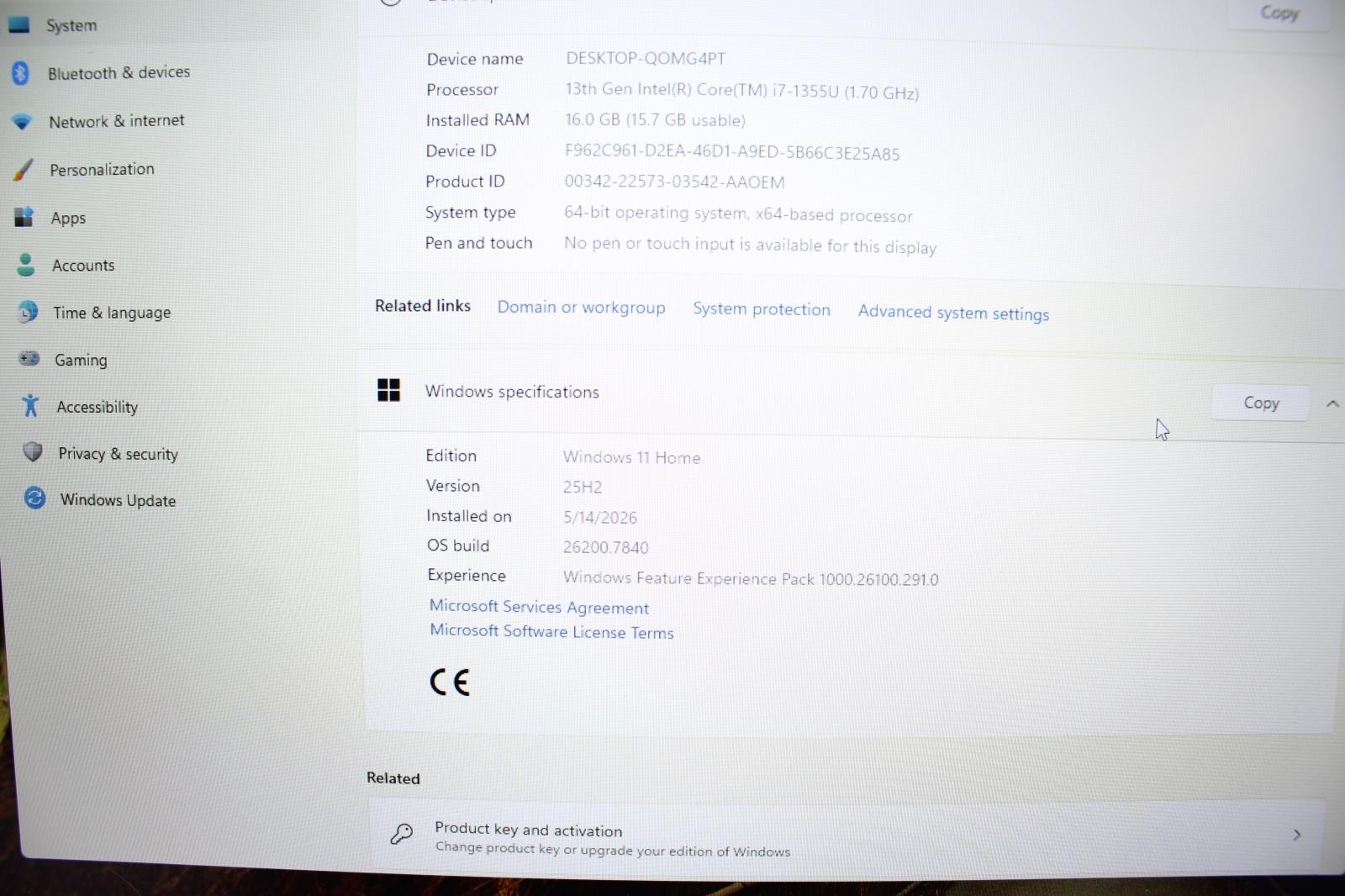 HP 17.3″ FHD Laptop (Intel Core i7 1355U 13th gen 16GB RAM, 1TB SSD) 17-cn3327dx
