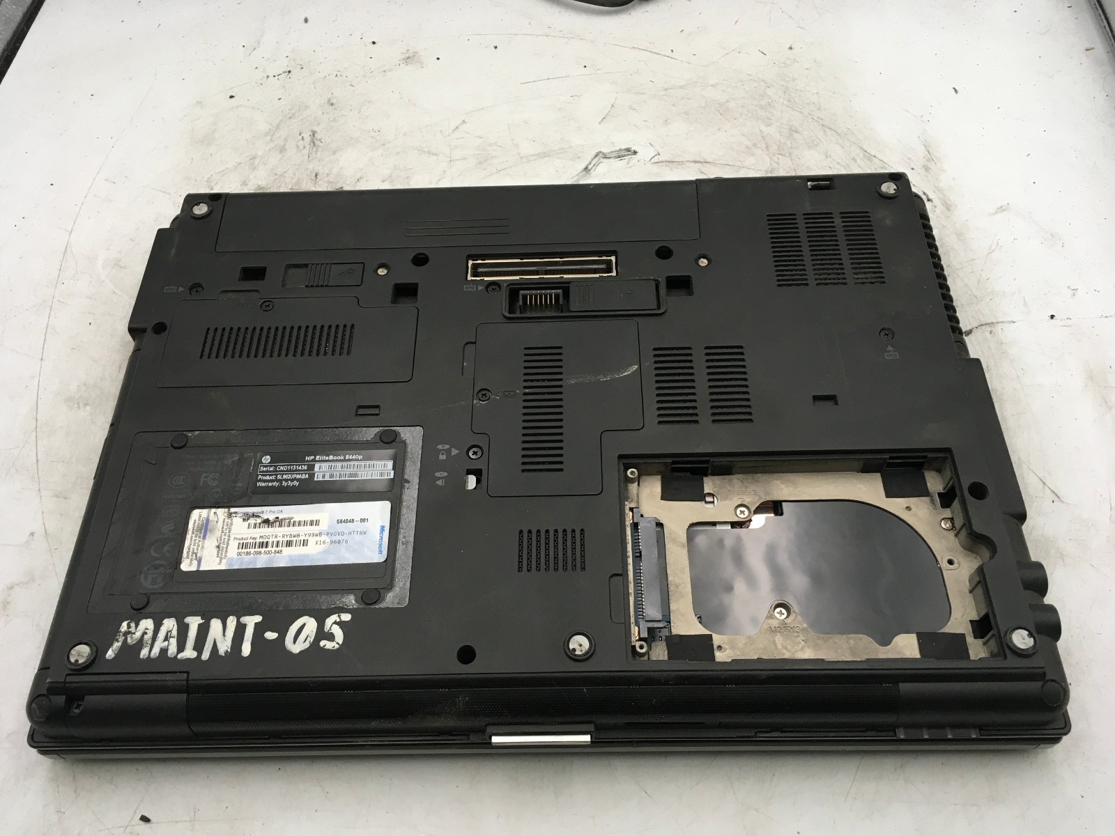 HP ELITEBOOK 8440P – BOOTS TO BIOS – INTEL CORE I5 M540 – 4GB RAM – READ – BB