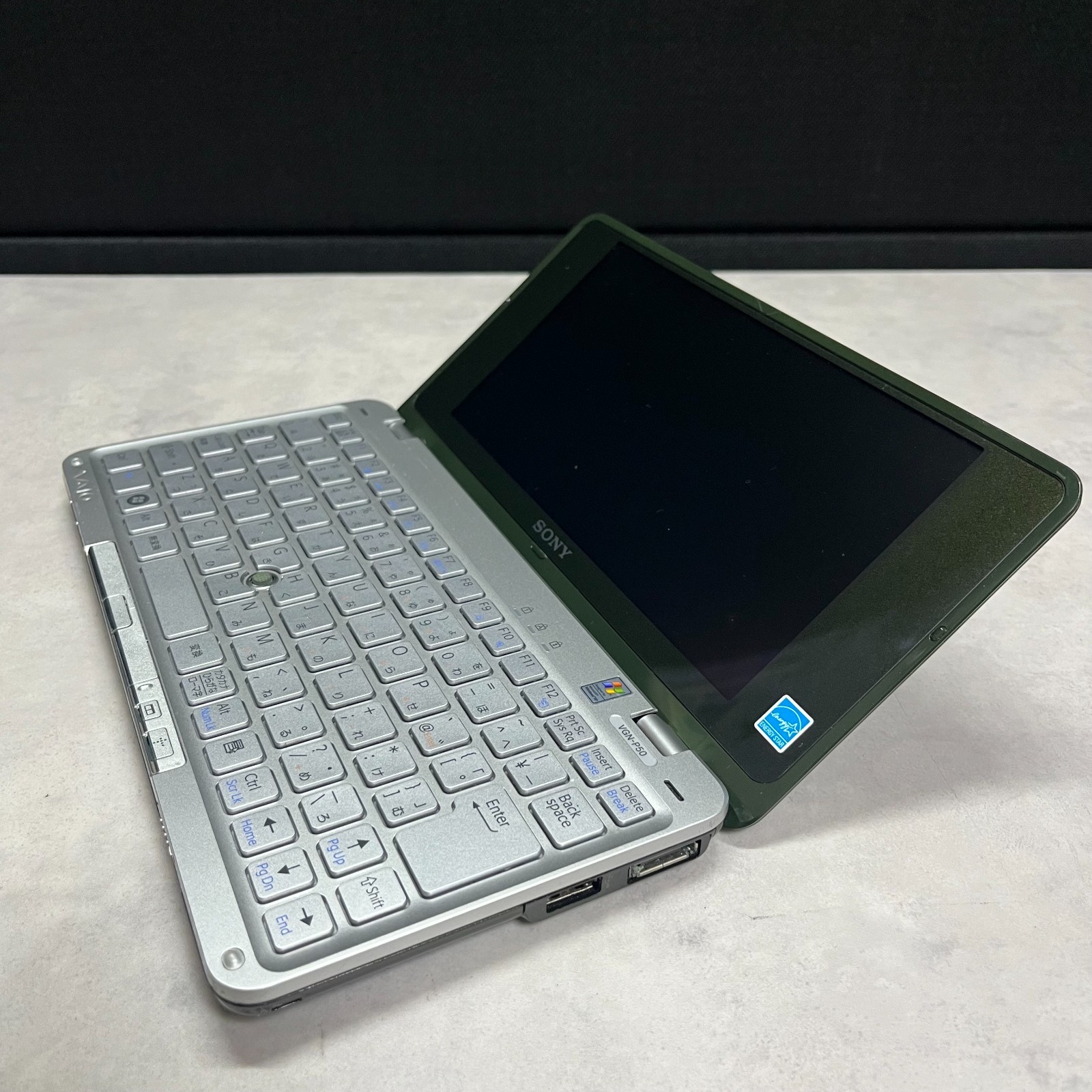 SONY VAIO VGN-P50 type P Pocket Style Portable UMPC Green Tested Good!!